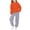 Orange, variant on vdgthytj Unisex Kids 2 Piece Sweatsuits Hooded Sweatshirts and Jogger Pants Solid Fall Winter Athleisure Outfits(12-13Years,White)