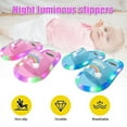 thumbnail image 2 of Kid's Unicorn Slippers Luminous Super Cute Slippers Glow In The Dark Summer Shoe, 2 of 3