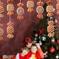 thumbnail image 4 of karymi Christmas Mood Layout Gingerbread Decorations Glutinous Powder Snowflake Candy Pendants Christmas Tree Foam Pendants Set Christmas Decorations, 4 of 6