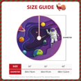 thumbnail image 2 of Fuzoiu Astronaut Print Christmas Tree Skirt,Xmas Christmas Decorations,Xmas Tree Mat for Farmhouse Holiday New Years Home Party Decor Tree Rugs-48", 2 of 6