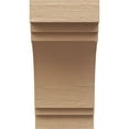 thumbnail image 2 of 12"W x 12"D x 24"H Wide Pescadero Rough Cedar Woodgrain TimberThane Corbel, Primed Tan, 2 of 6