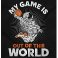 thumbnail image 2 of Basketball Game is out of this World Toddler Boy Girl T Shirt Infant Toddler Brisco Brands 6M, 2 of 6