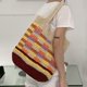 thumbnail image 2 of Bolsos de playa bohemios y delgados LinDeJuan 2023 en papiro para tejer con bolsillo interior, 2 of 5