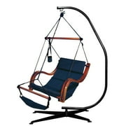 Hammaka Suelo Stand with Nami Chair Combo-Color:Midnight Blue