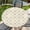 Geometric Flowers, variant on Round Fitted Tablecloth with Elastic Edge Design Table Cover Waterproof Stain-Resistant Wipeable Table Cloth Best for 38"-42" Round Tables for Outdoor Indoor Geometric Flowers