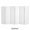 thumbnail image 6 of Red Lantern 5 ft. Tall Double Cross Shoji Screen - White - 6 Panels, 6 of 6