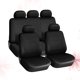 thumbnail image 5 of EeaseMX fundas universales para asientos de coche de 5 plazas, resistentes al desgaste y al polvo, accesorio interior (negro), 5 of 8