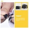 thumbnail image 3 of Miangastore 100 Sets Rubber Pin Backs Lapel Pin Backs Pin Safety Backs Flat Round Needles, 3 of 9
