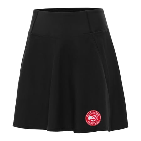 Women s Antigua Black Atlanta Hawks Chip Skort