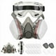 thumbnail image 2 of Respirador reutilizable de media cara 6200 Máscara de gas Respiradores de protección respiratoria con gafas de seguridad para pintar Soldadura con vapor orgánico Pulido Carpintería y Pr, 2 of 5