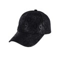 thumbnail image 2 of Yigetop Adjustable Breathable Baseball Cap for Women Men Sequins Casual Sports Cap Sun Hat Black, 2 of 3