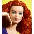 thumbnail image 3 of Barbie Looks Doll, Curly Red Hair, Color Block Outfit with Miniskirt, 3 of 6