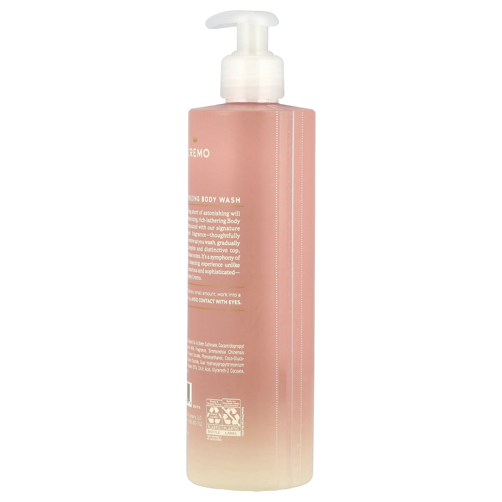 Cremo Wild Iris Musk Body Wash for Women, with Scent Notes of