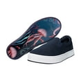 thumbnail image 3 of MaCae Unisex Knitting Slip On Fashion Shoe With Unique Sole, Slip On Shoes, Flat Sneakers, Fashion Sneakers, Knit Shoes, Everyday Shoes - Recycled PET Navy/Jelly Fish, 5M/7W, 3 of 7