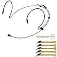 Double Earhook Headset Mic Headworn Microphone For Shure Wireless Ear
