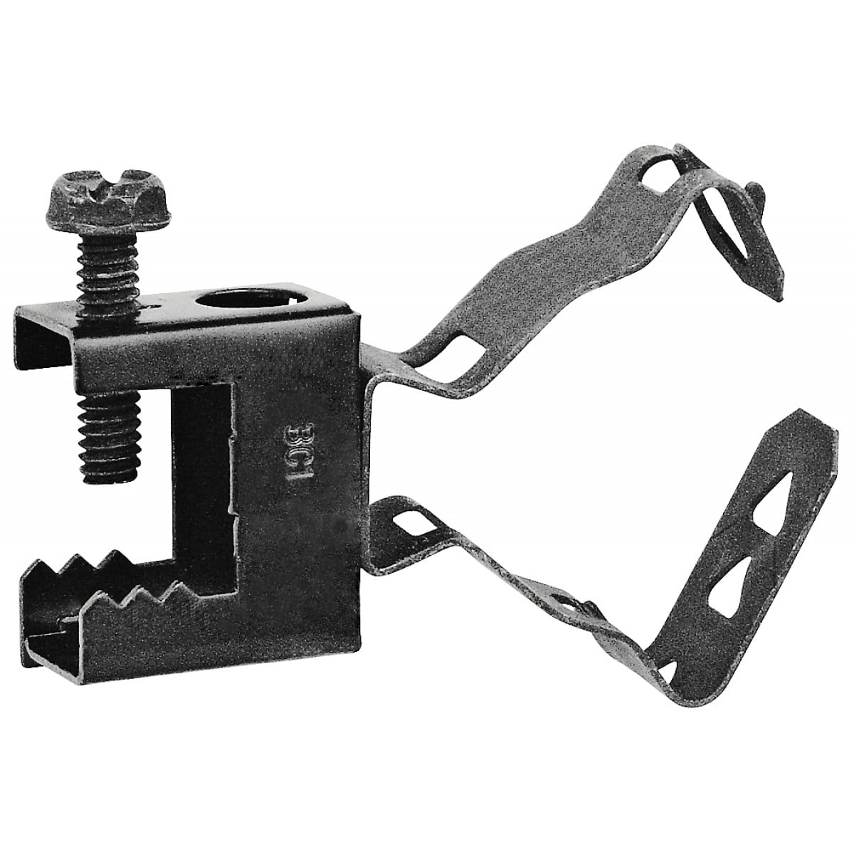 10 Pcs, Snap Lock Conduit Hanger w/Beam Clamp, Side Mount, for 1/2 Or 3