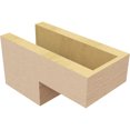 thumbnail image 5 of 5"W x 10"D x 5"H Wide Chapel Hill Rough Cedar Woodgrain TimberThane Corbel, Primed Tan, 5 of 6