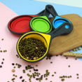thumbnail image 3 of 4 Portable Food Grade Silicone Measuring Cups, Kitchen Measuring Cups For Liquid And Dry Measurement, Baking And Utensils, And Travel, 3 of 4