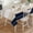 beige, variant on Pink Striped Tablecloth Rectangle Table Cloths 54x108, Waterproof Tablecloth Outdoor Table Cloth, Multicolor Grey White Horizontal Stripes Washable Table Cover for Kitchen Dinning Party