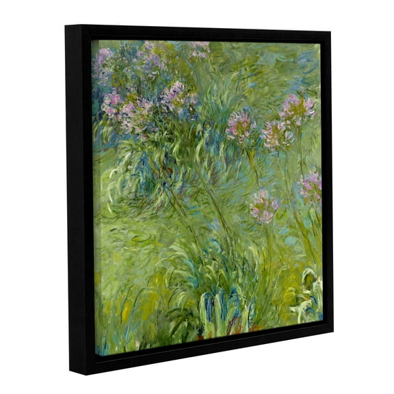 Agapanthus 2 Gallery Wrapped Floater-framed Canvas