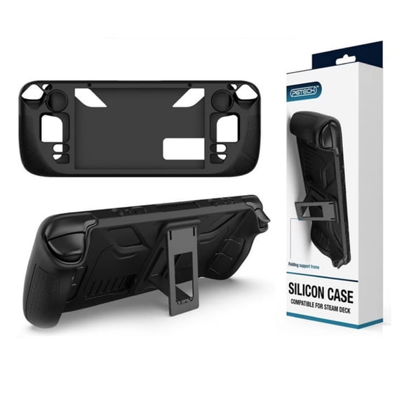 Silicone Case For Steam Deck, Full Protection Silicone Cover Silicone Case Non-Slip Cover Scratch-Resistant Sleeve Shockproof Shell