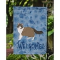 thumbnail image 3 of Carolines Treasures CK4958GF Ragdoll 1 Cat Welcome Flag Garden Size Small multicolor, 3 of 3