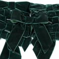 thumbnail image 3 of Lazos de Cinta de Terciopelo LIZLOVESS Verde Cazador Paquete de 12 de 12 cm para Navidad, 3 of 9