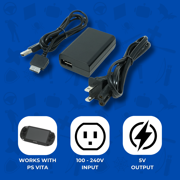 PlayStation Vita AC Adaptor with USB Data Cable