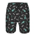 thumbnail image 3 of Goofa Golf Bags And Balls Printed Mens Swim Trunks Summer Quick Dry Short Beach Swimwear Bathing Suits-Medium, 3 of 9