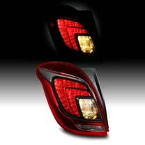 AKKON - Fits 2017-2022 Buick Encore LED DRL Running Brake Signal Red Clear Tail Lamp Brake Light Driver Left Side