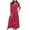 Red, variant on Women Jumpsuits & Playsuits Elegant V Neck Ruffle Sleeve Romper Loose Pleated Dungarees Wide Leg Graffic Bib Overalls Summer Baggy Sleeveless Playsuit Straight Pants