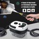 thumbnail image 4 of Feiniao Limpiador de Vapor Portátil 2500W, con 3 Cabezales de Cepillo y 1 Boquilla Curva, Máquina Limpiador de Vapor de Mano Alta Presion Alta Temperatura para Limpieza Cocina, Baño, Coche, Blanco, 4 of 5