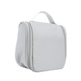 thumbnail image 4 of Estuche de aseo para maquillaje y cosméticos de viaje, organizador de lavado, bolsa de almacenamiento, bolsa colgante (gris claro), 4 of 8