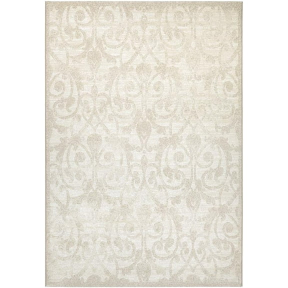 Couristan Marina Cannes 5' 3" x 7' 6" Champagne Area Rug