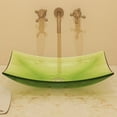 thumbnail image 5 of DecoLav Darya Incandescense Plastic Rectangular Vessel Bathroom Sink, 5 of 9