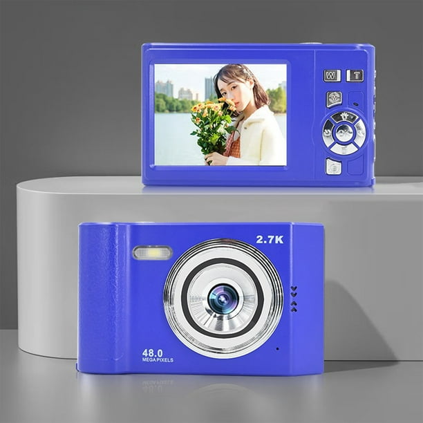 Cámara digital 720p HD Fotografía Zoom digital 8x Cámara compacta CCD de 27 megapíxeles para estudiantes Varios efectos de filtro incorporados Videocámara digital
