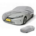 thumbnail image 1 of Cubierta de Automóvil Universal Impermeable para Todo Clima 190T-PU Tono Plateado para Sedanes de 185" a 192", 1 of 1