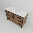 thumbnail image 6 of Ziva 48 in W x 22 in D Rustic Barnwood Bath Vanity and White Quartz Top, 6 of 7