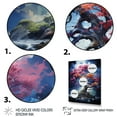 thumbnail image 3 of Designart "Blue Red Oak Tree Oak Euphony V" Floral & Botanical Wall Art Print, 3 of 5