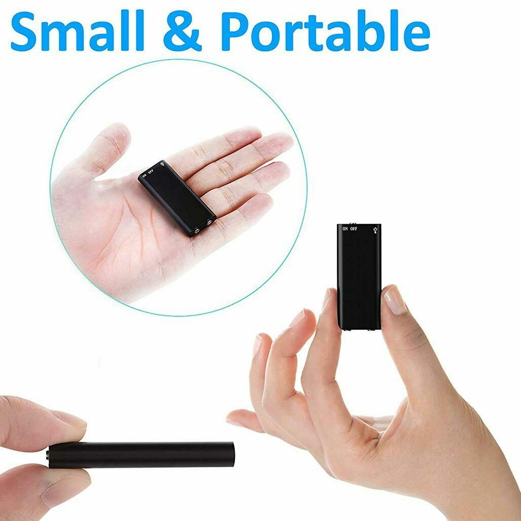 2024 Mini Voice Recorder - 8GB Storage | Sound Audio Recorder for Lectures, Meetings |96 Hours Storage Capacity | Long Lasting Battery