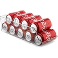 thumbnail image 1 of Support de Canette de Réfrigérateur, Distributeur de Canette de Réfrigérateur, Organisateur de Canette de Réfrigérateur Transparent, Contient 9 Canettes, 1 of 5