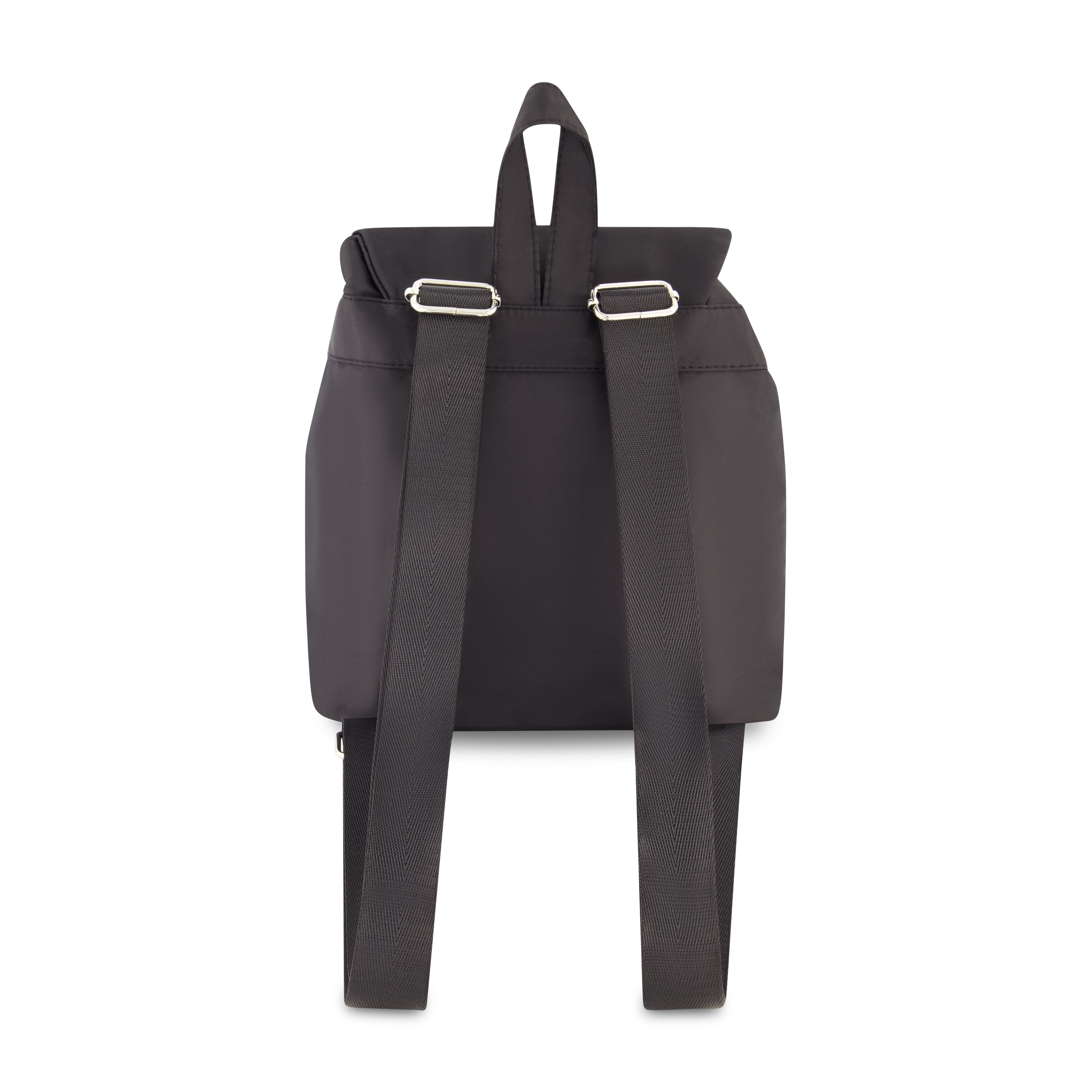 Rampage Women's Sporty Mini Drawstring Flap Backpack, School Bag