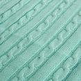 thumbnail image 3 of Flxxie 100% Pure Cotton Cable Knit Toddler Throw Blanket, Super Soft Baby Blanket for Boys and Grils, Light Blue, 30x40 Inches, 3 of 6