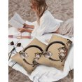 thumbnail image 5 of Waterproof Outdoor Throw Pillows with Inserts 12"x20", Brown Cute Cat Soft Decorative Pillowcases for Couch Bedroom, Modern Art Pillow Covers for Sofa Living Room, 5 of 8
