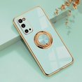 thumbnail image 1 of Phone Case For Samsung Galaxy S24 S23 S22 + Plus Ultra Back Cover Fashion Plating Ring Holder Solid Colored Tpu, 1 of 5