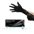 thumbnail image 1 of Guantes de examen de nitrilo desechables Ansell MICROFLEX Onyx N64, 1 of 5