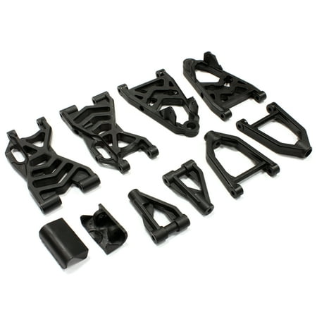 - Integy RC Toy Model Hop-ups BAJ369BLACK Complete Replacement Plastic Suspension Arm Set for HPI Baja 5B, 5T, 5B2.0 & 5SC