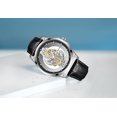 thumbnail image 3 of Business Men Watch Double Sided Hollow Transparent Analog Display Stainless Steel Quartz Waterproof Creative Male Wrist Watch, 3 of 4