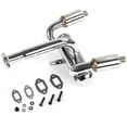 thumbnail image 1 of CNC Metal 2X Twin Exhaust Pipe with Muffler for 1/5 HPI Rovan Baja 5B 5T 5SC RC, 1 of 8