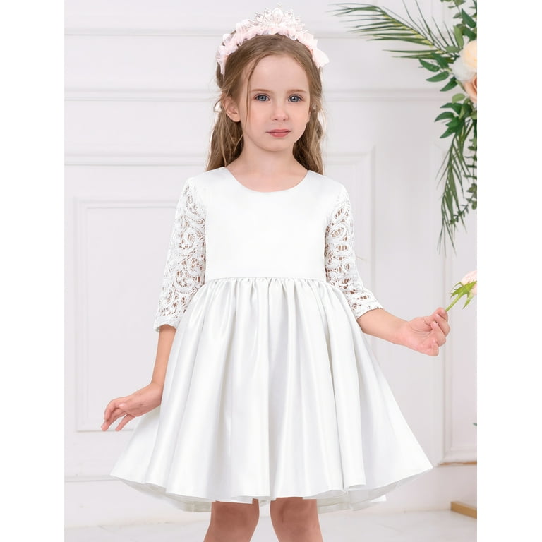 slim fit dress slacks Party Dresses For Girl Formal Prom Wedding Dress Beaded Embroidery Mes –  Mom & Kids main image 0